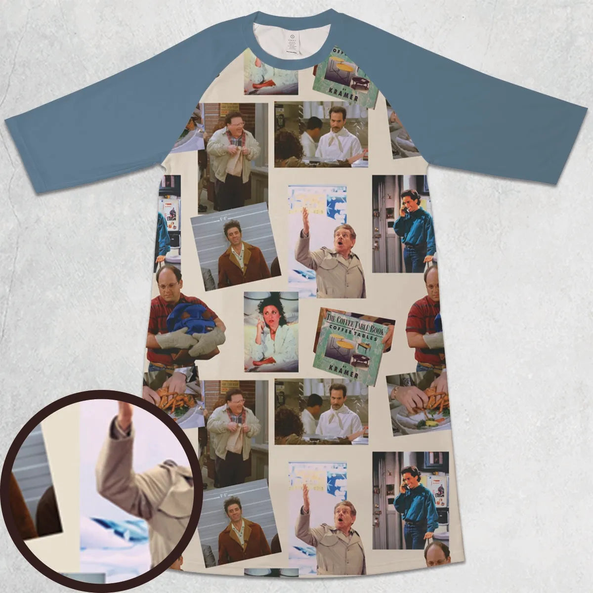3/4 Sleeve Raglan Dress - JVXH1DWW