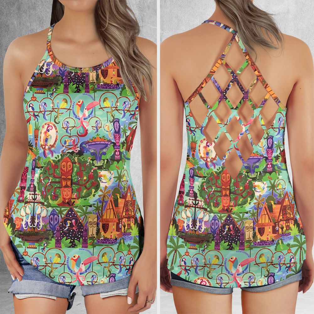 Criss Cross Tank Top - MKJ3QL9L -  - 1