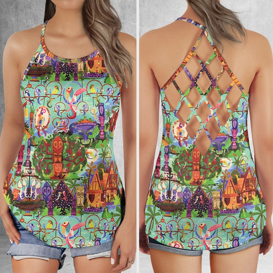Criss Cross Tank Top - MKJ3QL9L -  - 1
