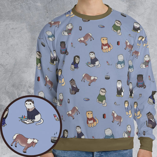 All-over Print Sweatshirt - HZ11NTPW