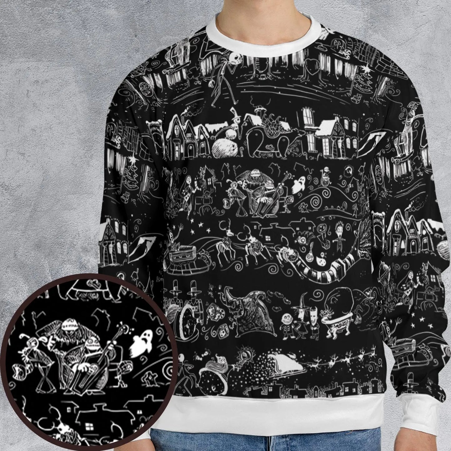 All-over Print Sweatshirt - DA49NKV6