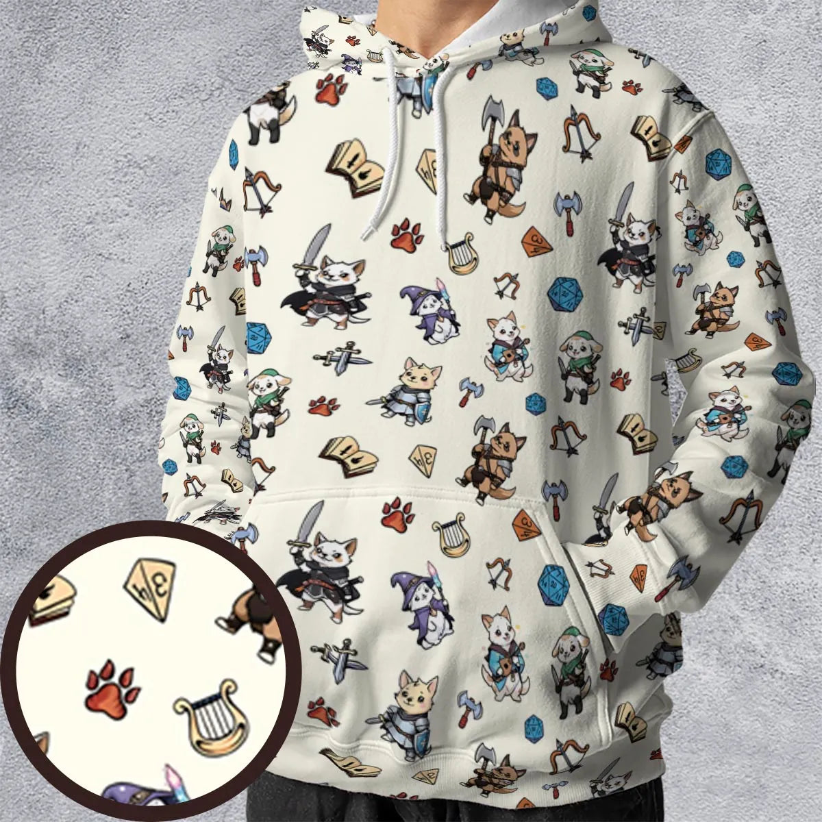 All-over Print Hoodie - GT43HK6E