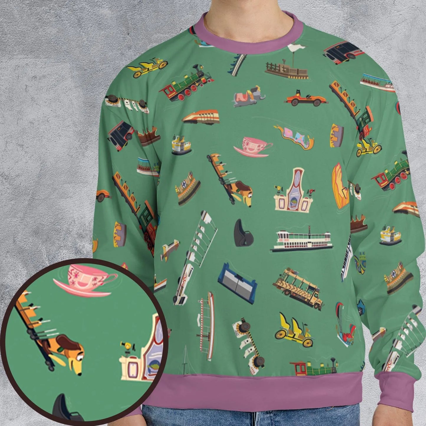 All-over Print Sweatshirt - Y2RZD7AQ