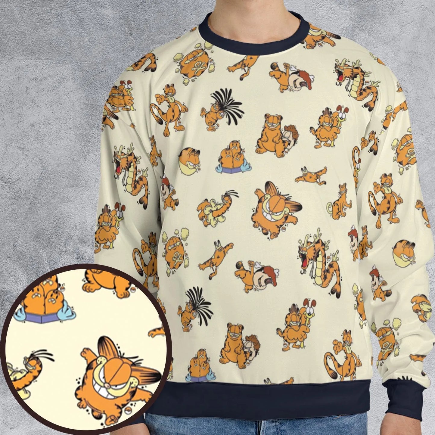 All-over Print Sweatshirt - T6P5UG6E