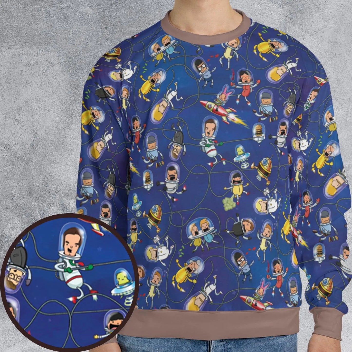 All-over Print Sweatshirt - 3CSRN1LR