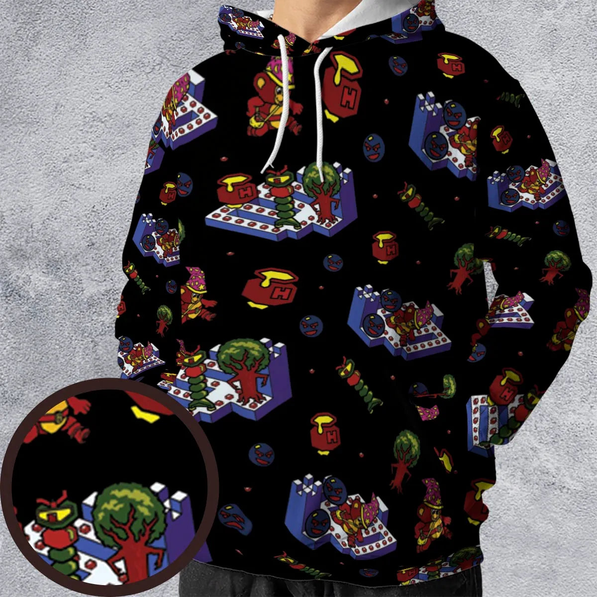 All-over Print Hoodie - YXVQAKPP