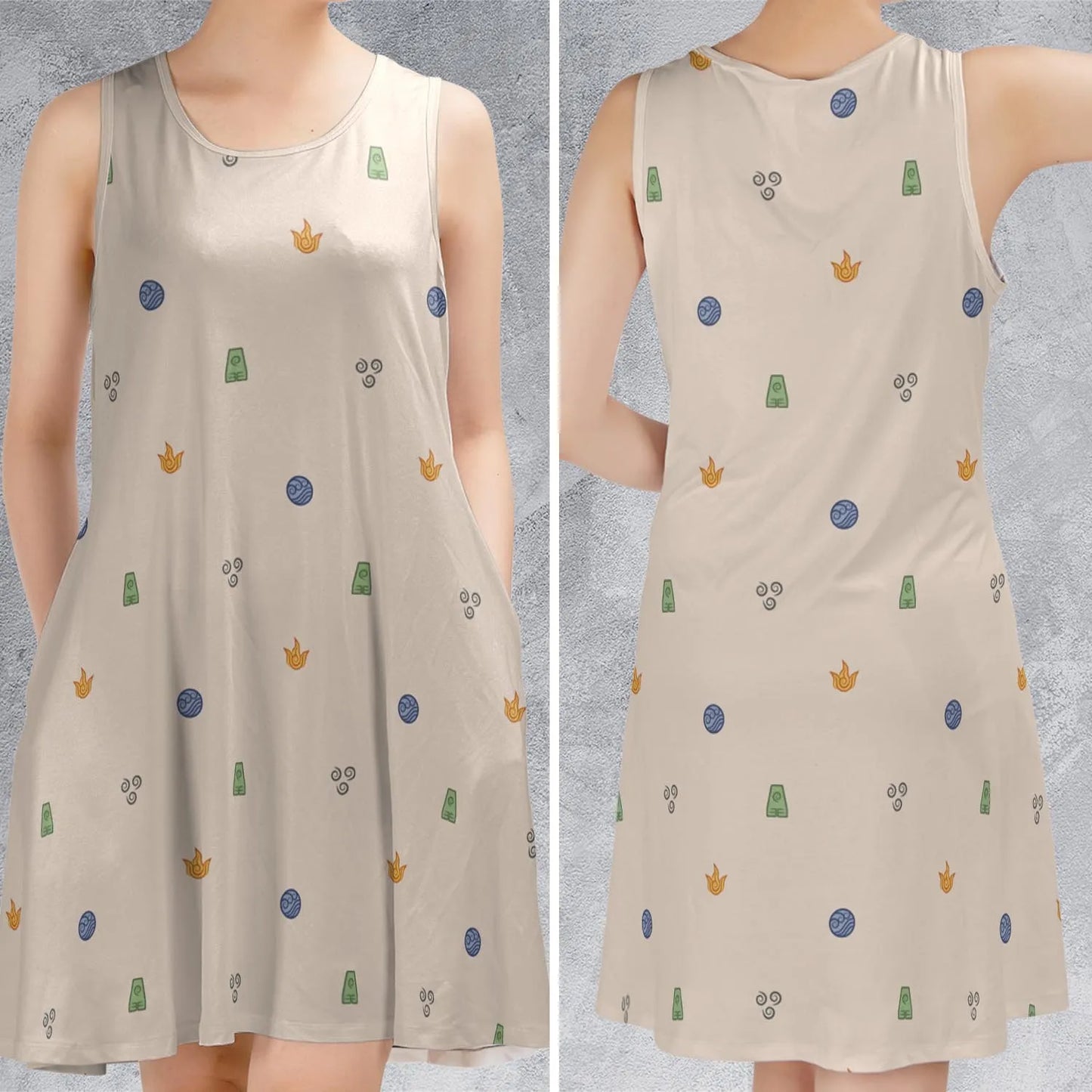 Sleeveless Dress - F5Z7TDPX