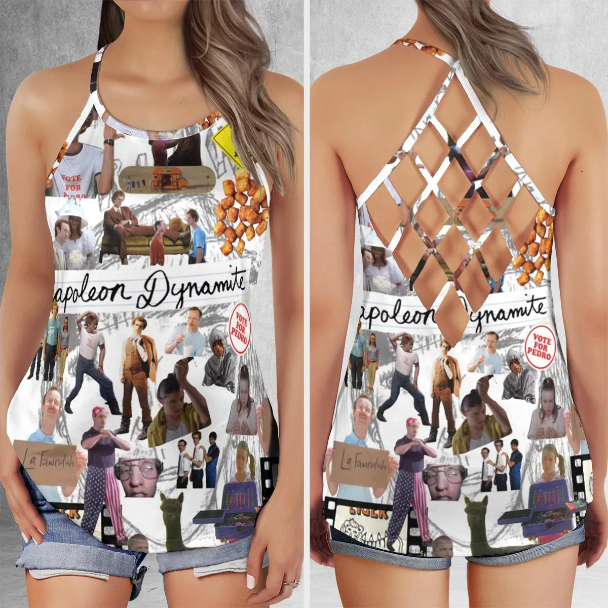 Criss Cross Tank Top - C3UUUPH6