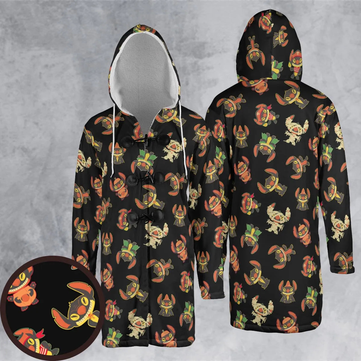 Hooded Cloak Coat - FCLKH9TY