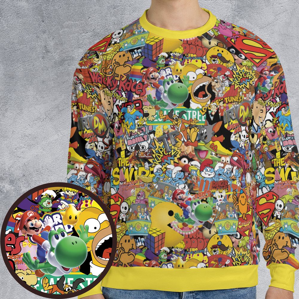 All-over Print Sweatshirt - TZ5GGFDU -  - 1