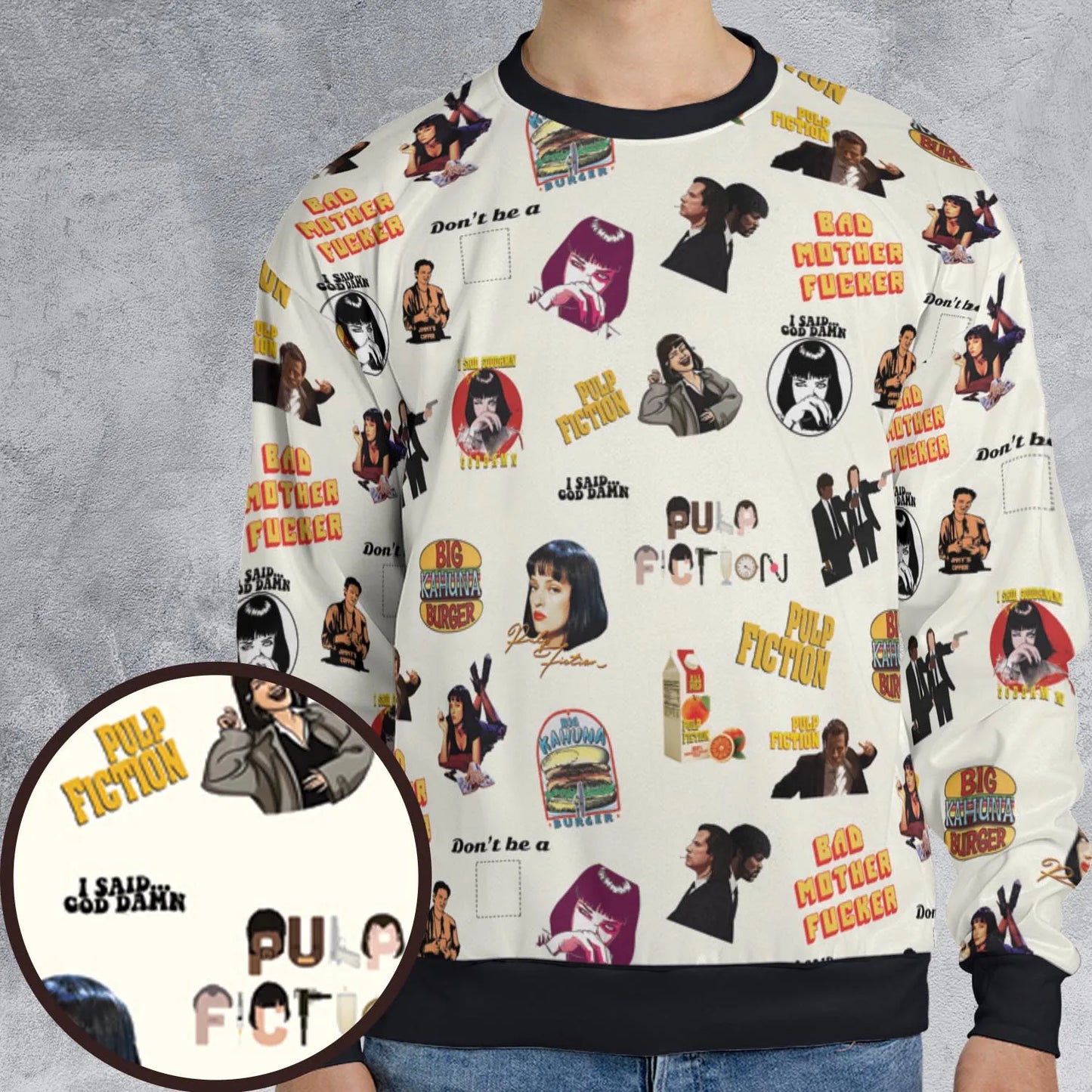All-over Print Sweatshirt - F4H1YXTP