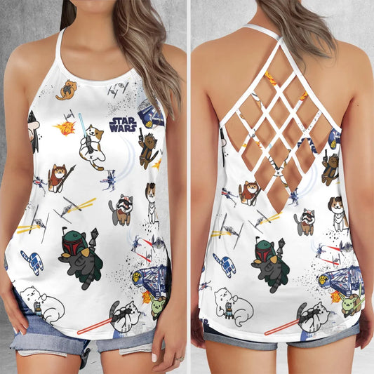 Criss Cross Tank Top - LHHG5NPR