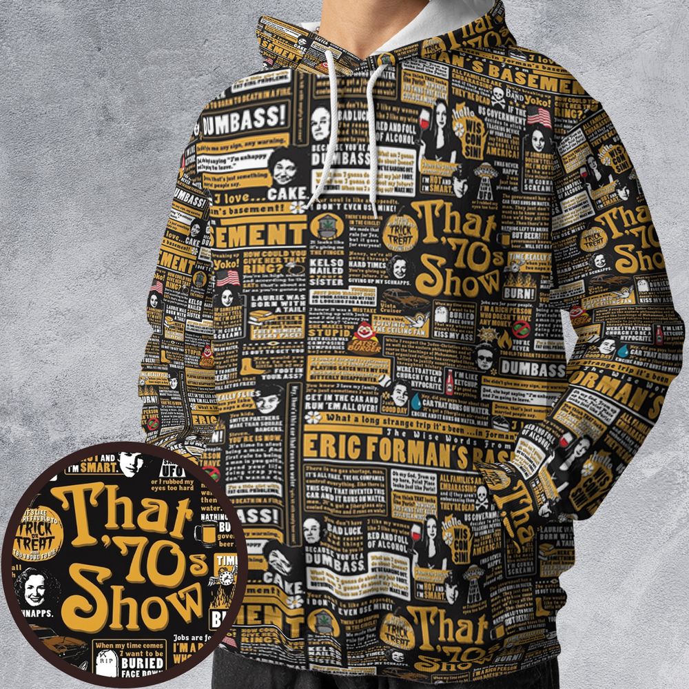 All-over Print Hoodie - HX98Z7DF -  - 1