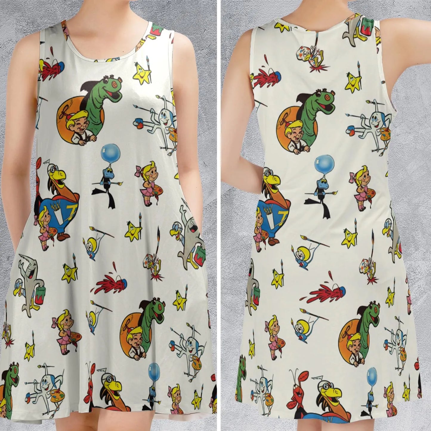 Sleeveless Dress - XTQ71TAN