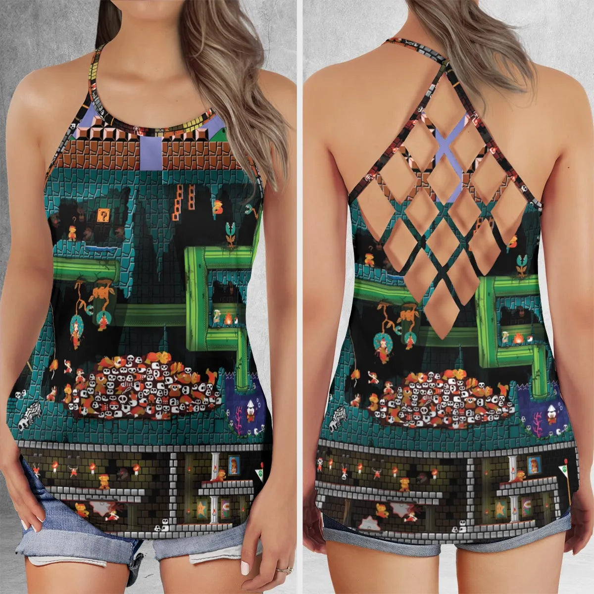 Criss Cross Tank Top - K4ZEKCK2