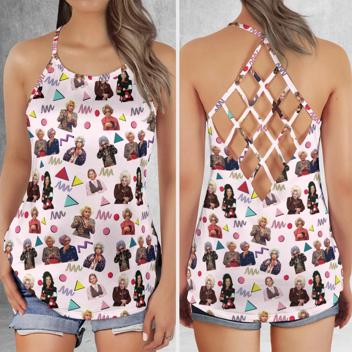 Criss Cross Tank Top - 7KVL2XGX