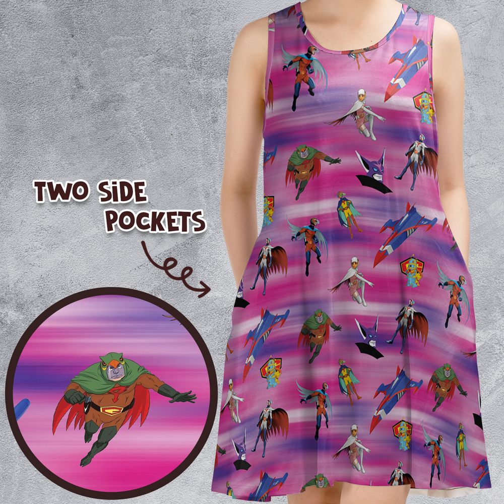 Sleeveless Dress - HLUZLU9T -  - 1
