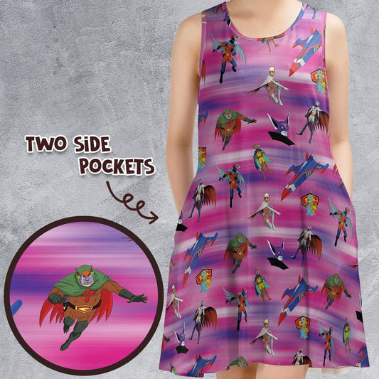 Sleeveless Dress - HLUZLU9T -  - 1