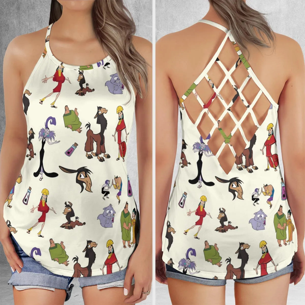 Criss Cross Tank Top - M3475NH4