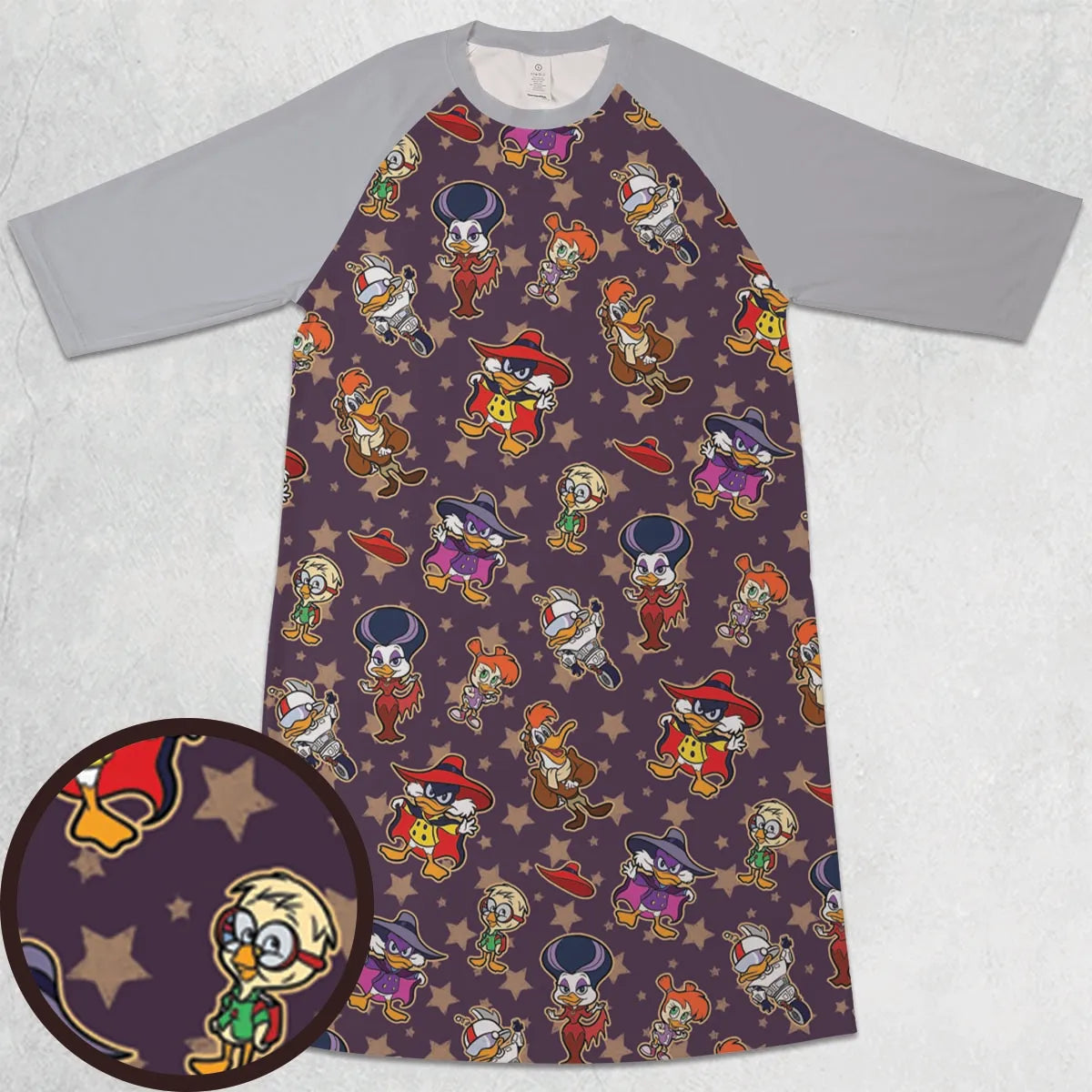 3/4 Sleeve Raglan Dress - MMKP2H3Z