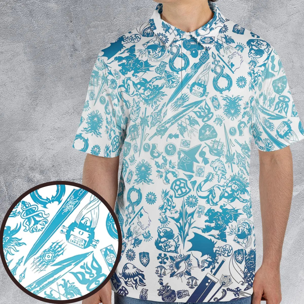 AOP Men/Women Polo Shirt - TNNCZSGA