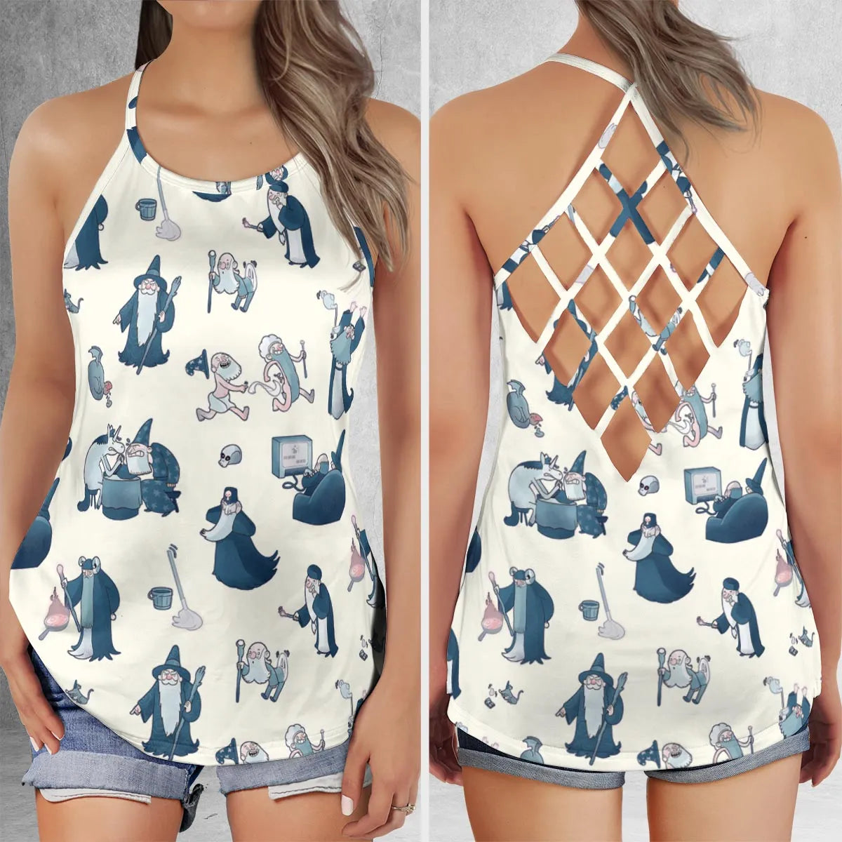 Criss Cross Tank Top - ARBS3H7J