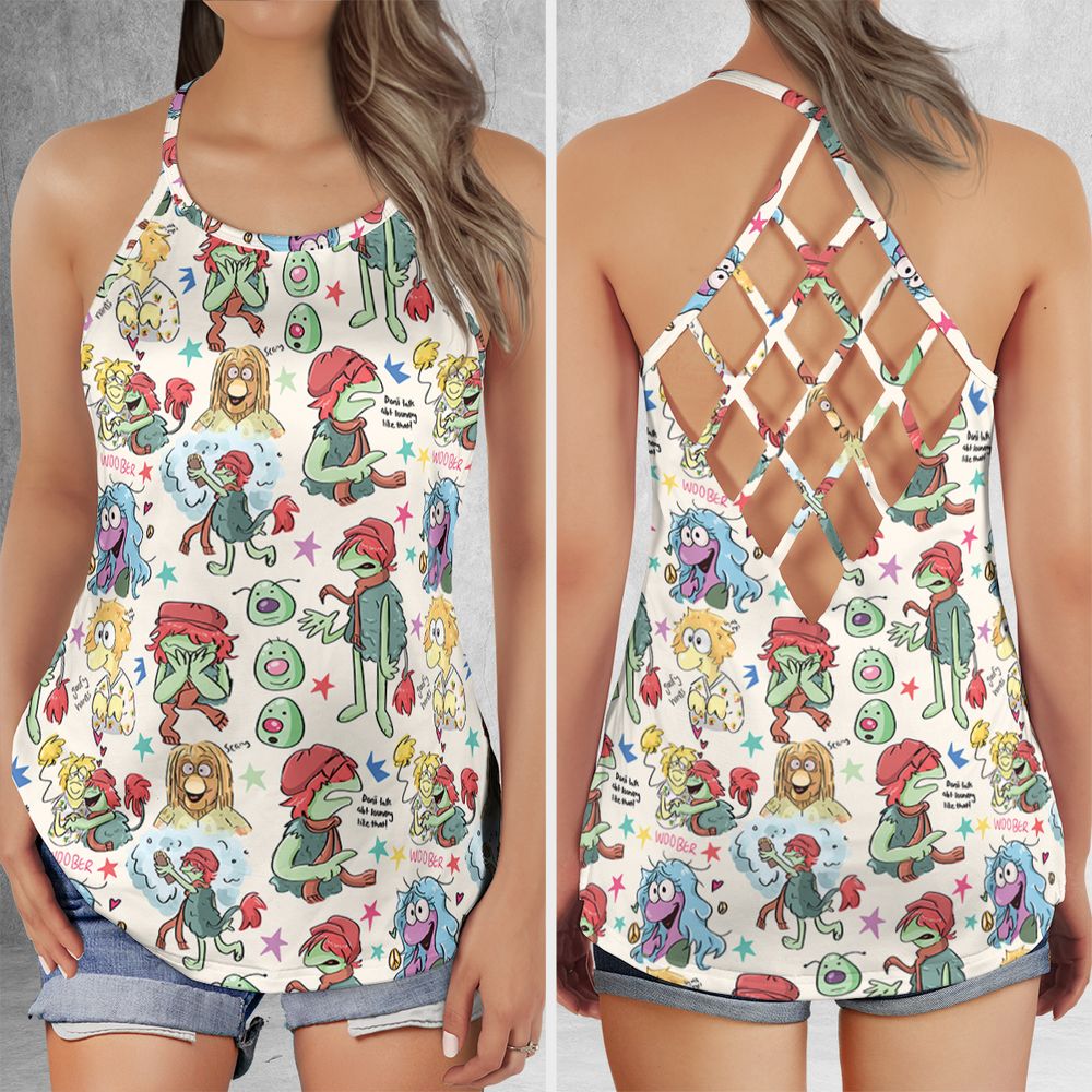 Criss Cross Tank Top - JB3SD6S2 -  - 1