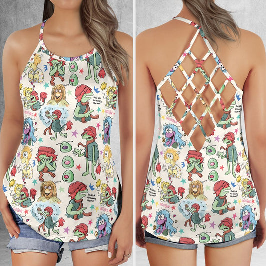 Criss Cross Tank Top - JB3SD6S2 -  - 1