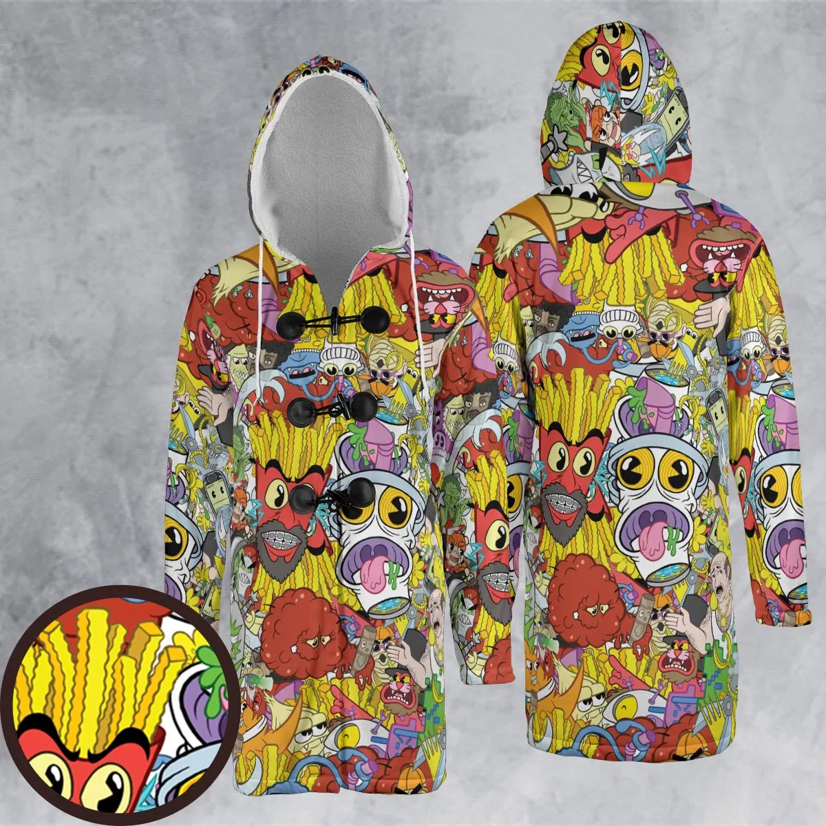 Hooded Cloak Coat - 11WAM9HQ