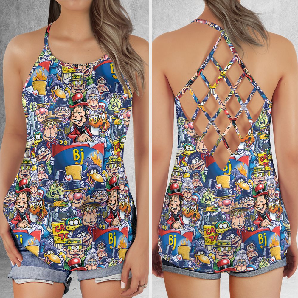 Criss Cross Tank Top - 3FBRHWB5 -  - 1
