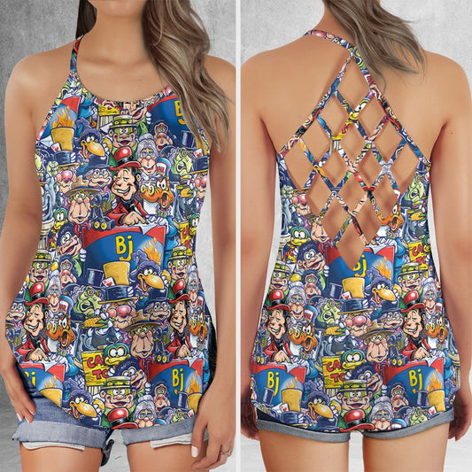 Criss Cross Tank Top - 3FBRHWB5 -  - 1