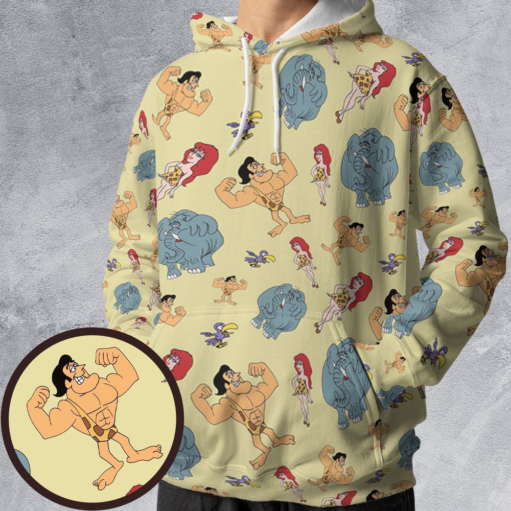 All-over Print Hoodie - XHSUEKQJ -  - 1