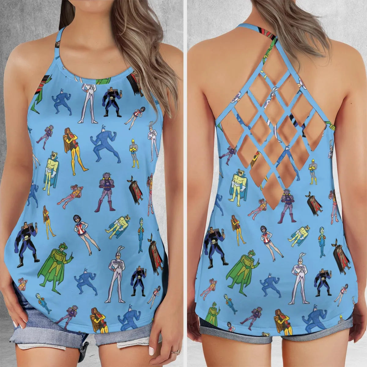 Criss Cross Tank Top - 8Q9MAPJ7