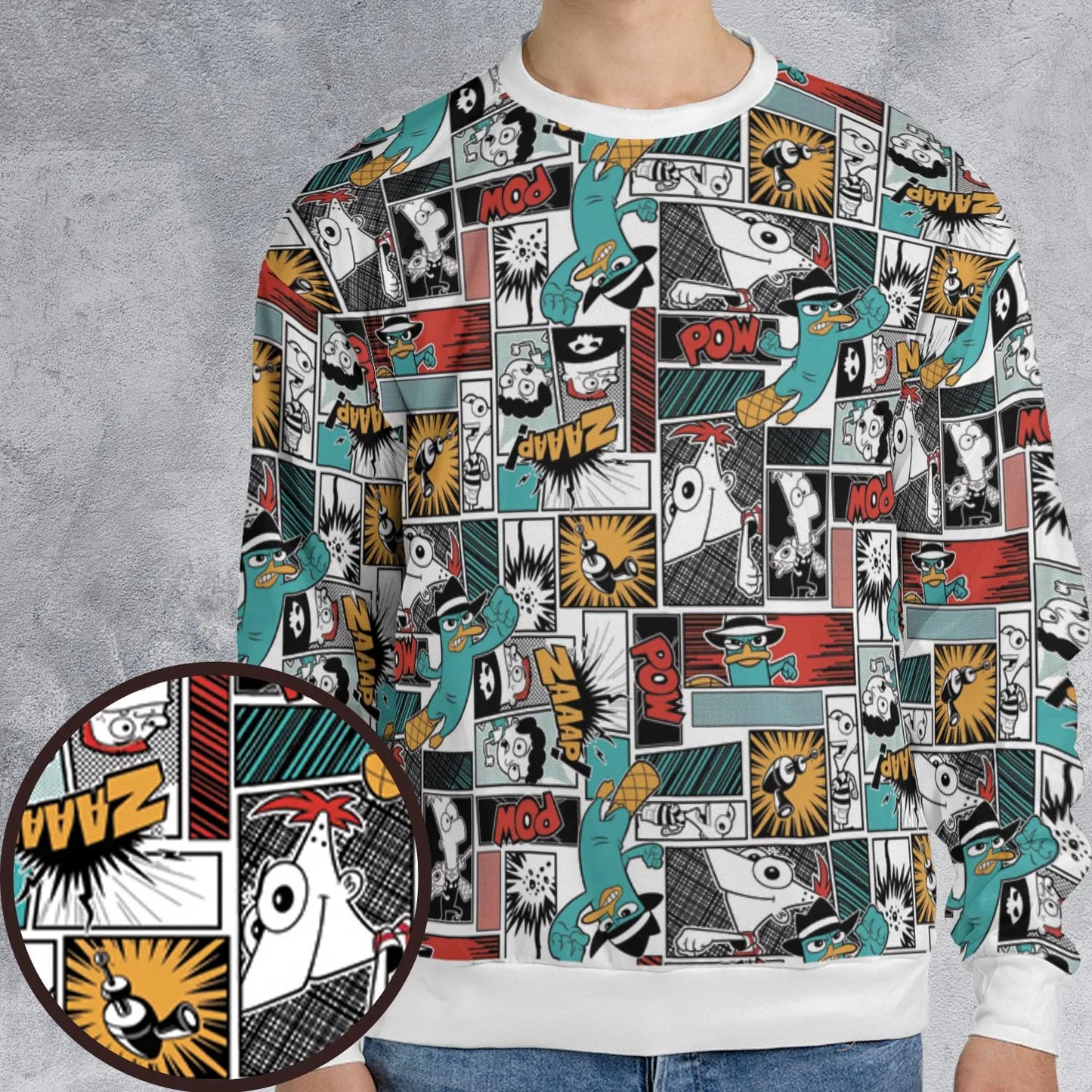All-over Print Sweatshirt - 3ENZKQ2H