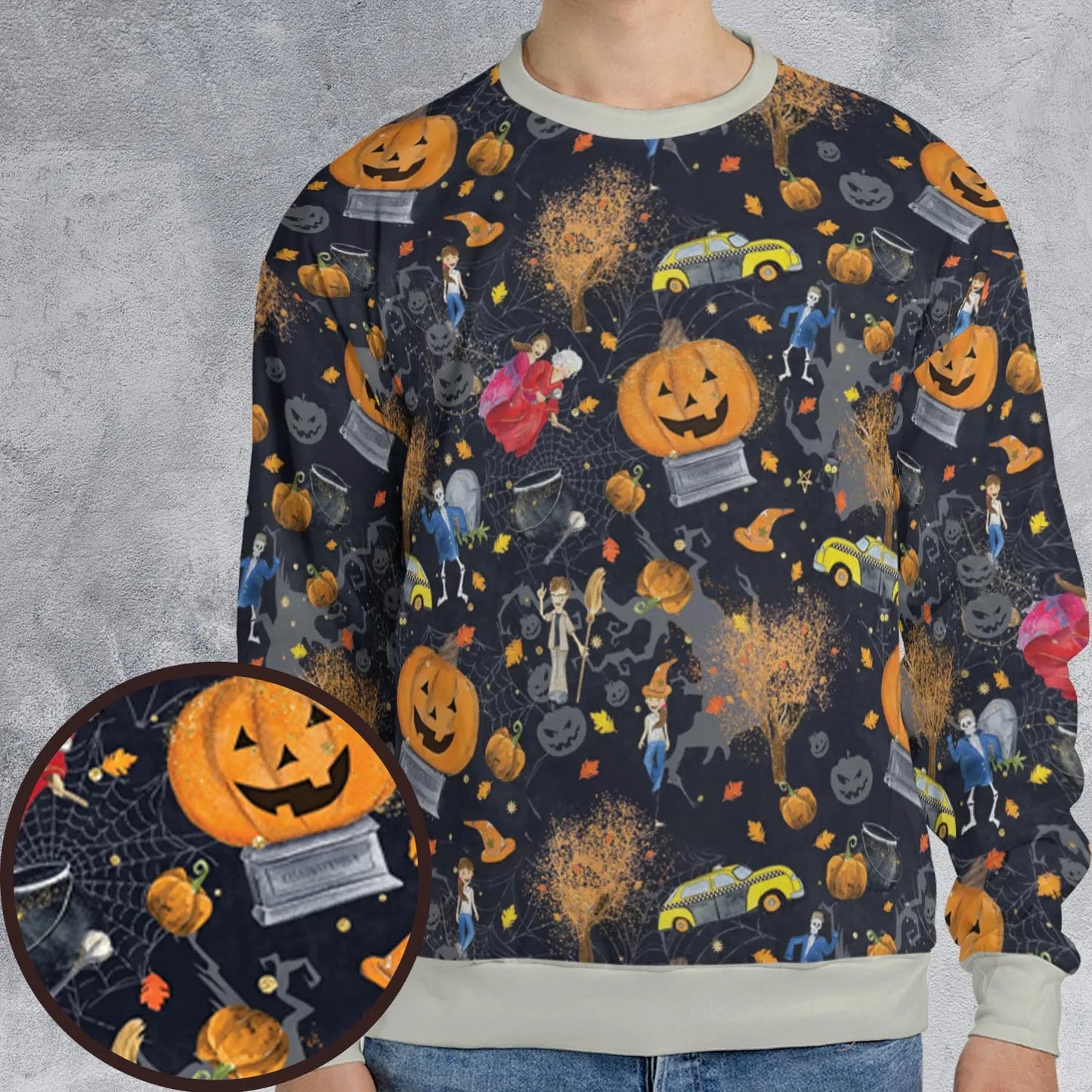 All-over Print Sweatshirt - 91J6VFS2