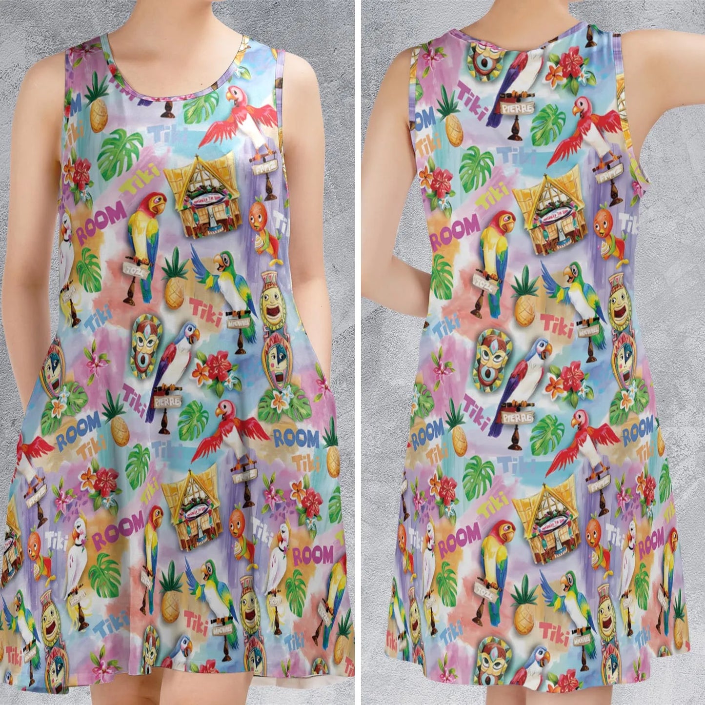 Sleeveless Dress - 3Y86MS5C