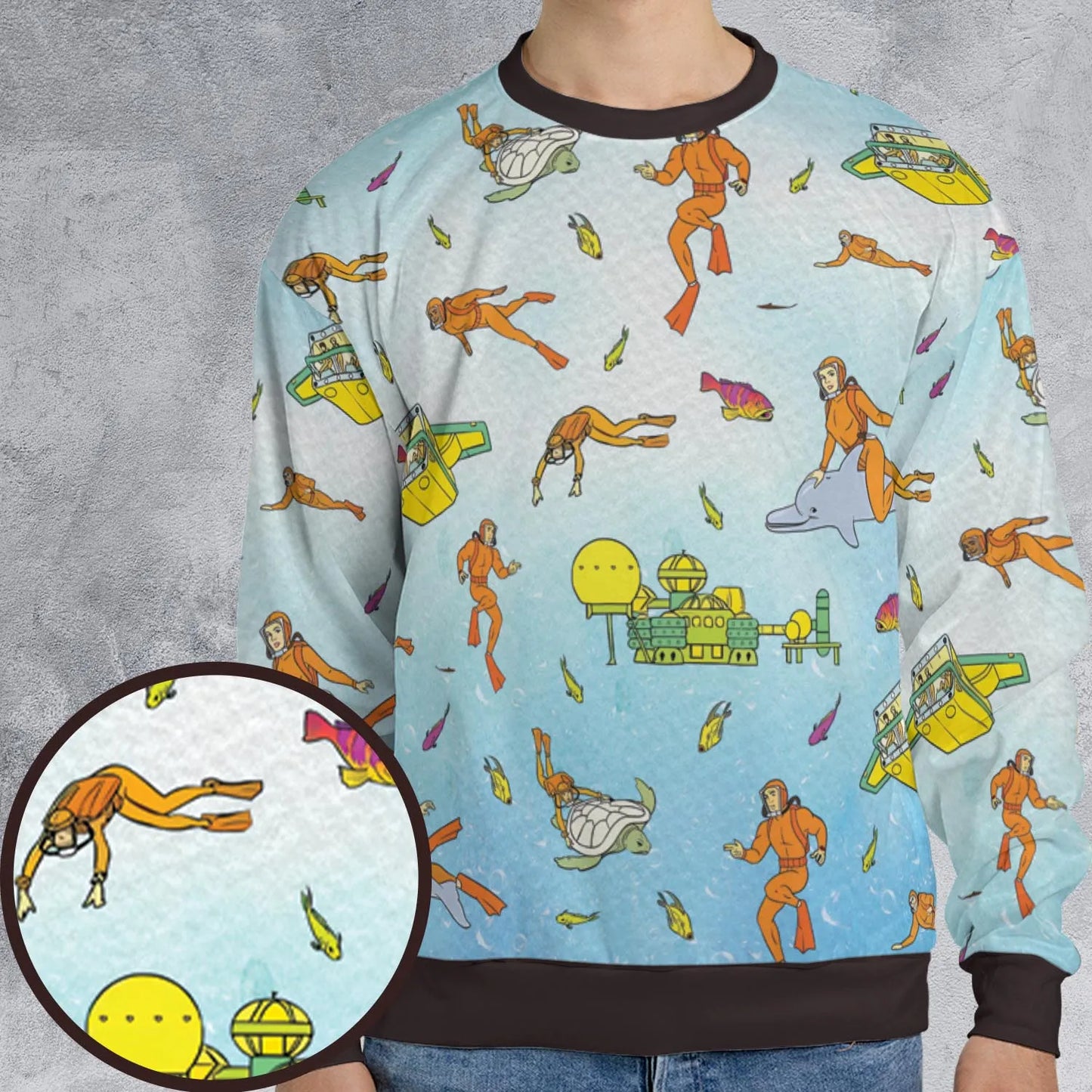 All-over Print Sweatshirt - YE4WVSU5