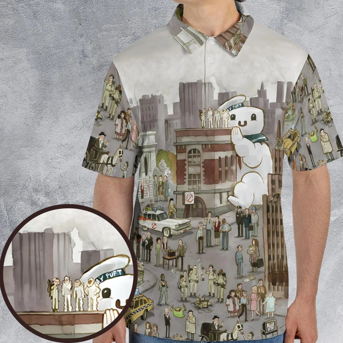 AOP Men/Women Polo Shirt - SDTXF5Z3
