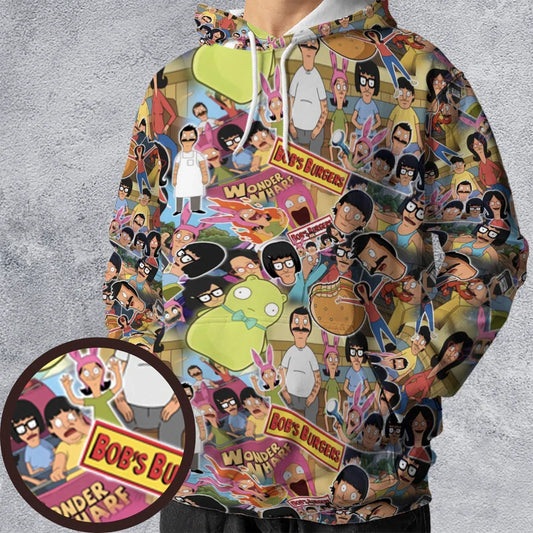 All-over Print Hoodie - 4XZXMFU7