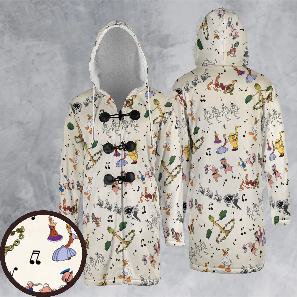 Hooded Cloak Coat - XJ71T7VR