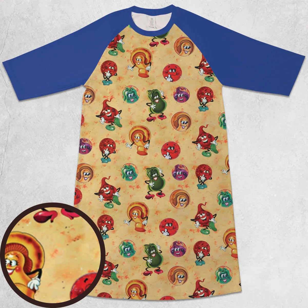 3/4 Sleeve Raglan Dress - CVMSA1DX