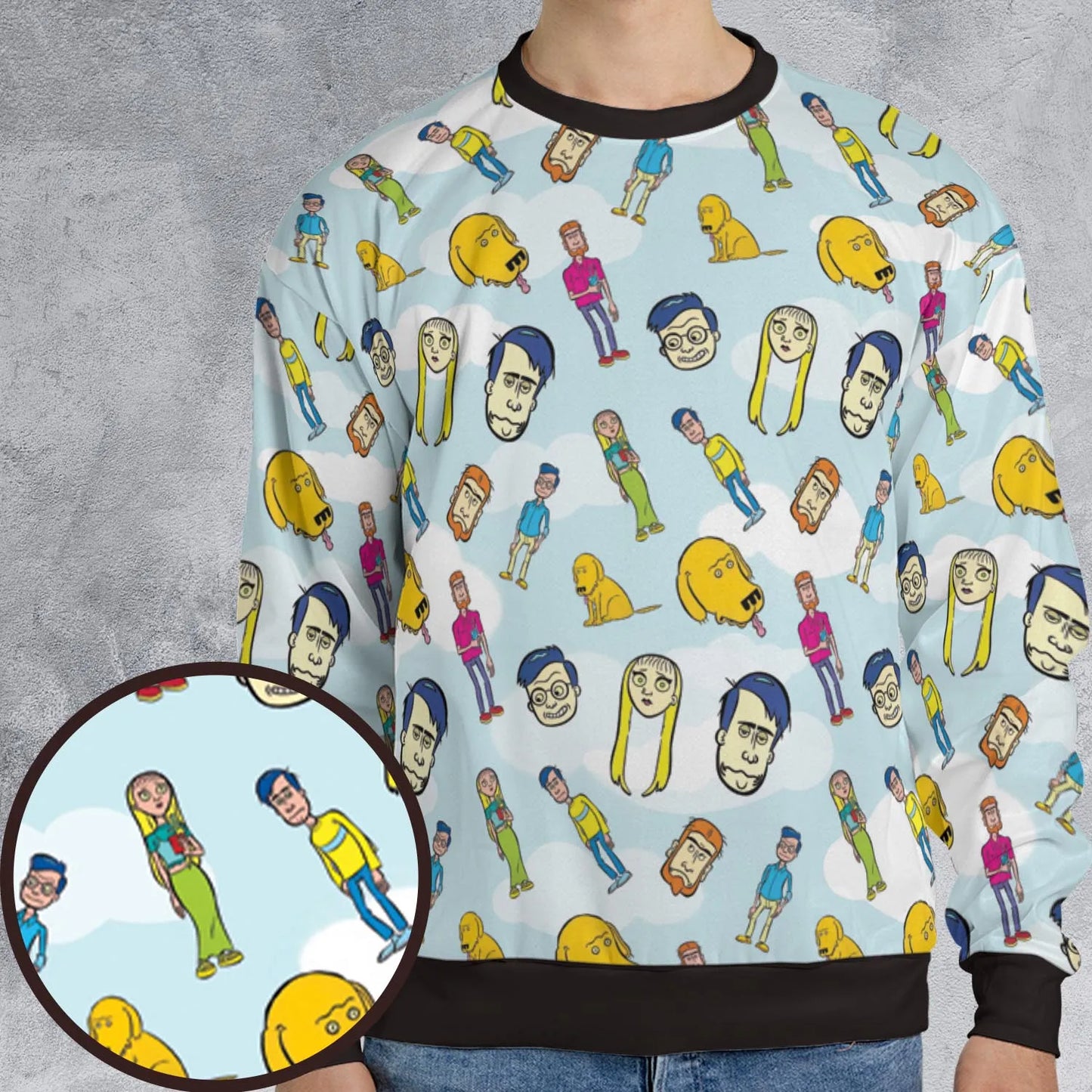 All-over Print Sweatshirt - LG4G2PMX