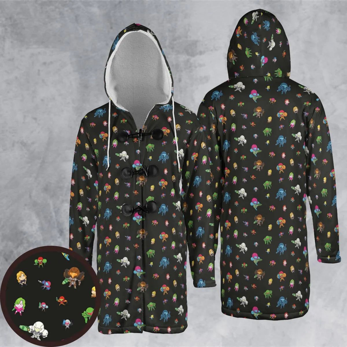 Hooded Cloak Coat - HKGMD4AF