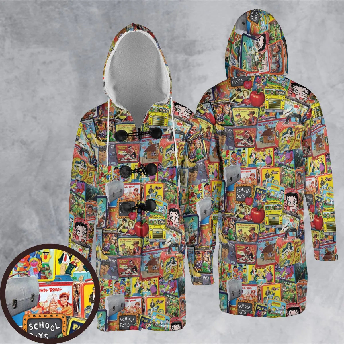 Hooded Cloak Coat - BGYQJEAF
