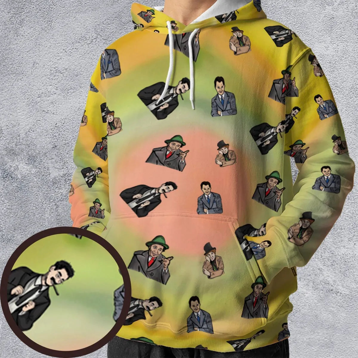 All-over Print Hoodie - 15JYFNJS