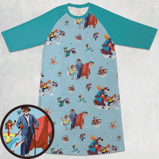 3/4 Sleeve Raglan Dress - Y55KY43Q