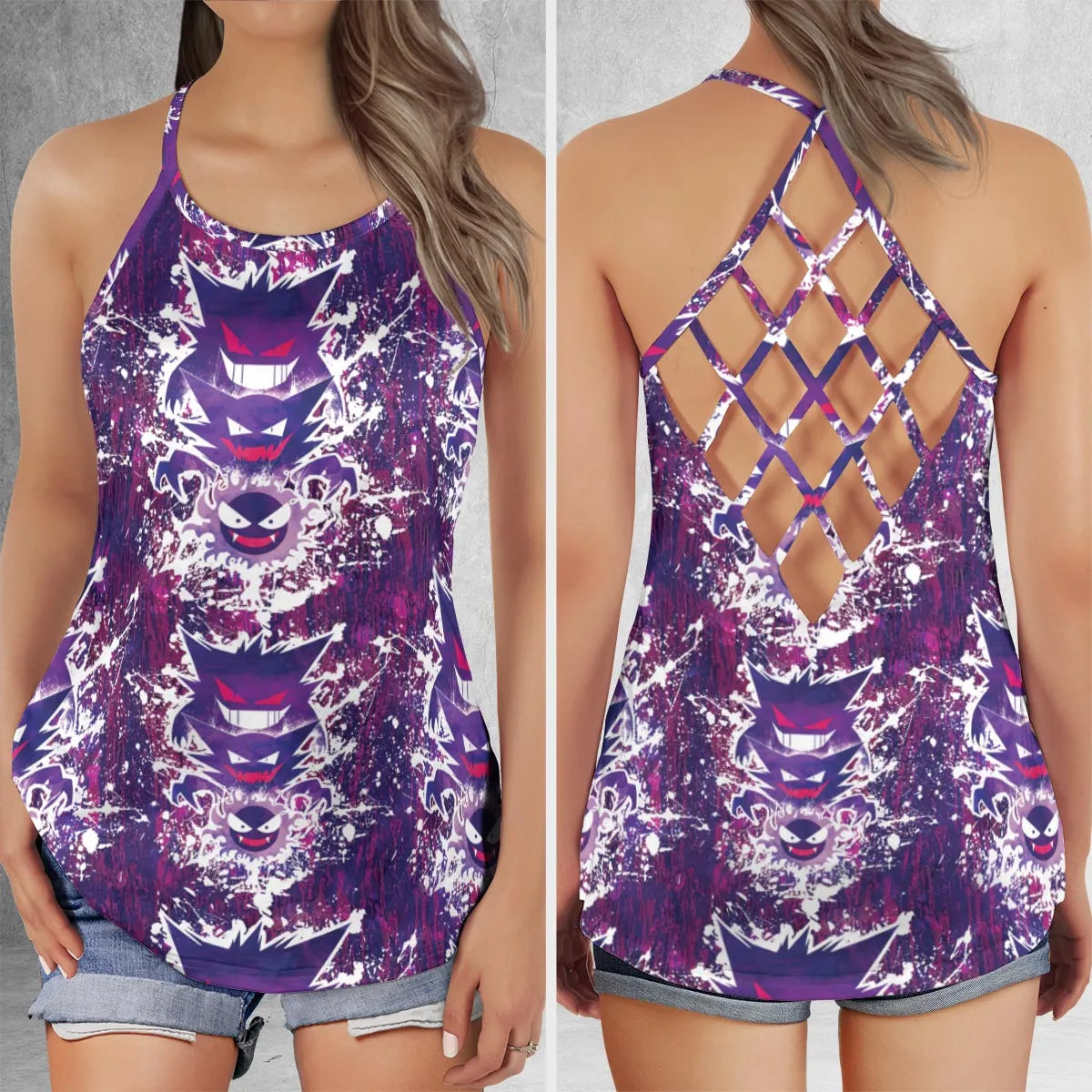 Criss Cross Tank Top - LTS6VRPY