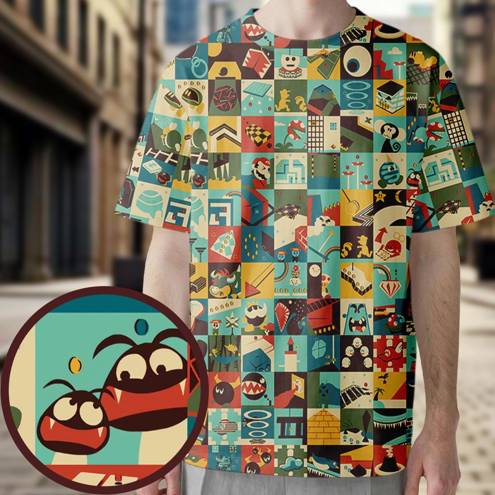 All-Over Print Unisex T-Shirt - 1GT9S71N -  - 1