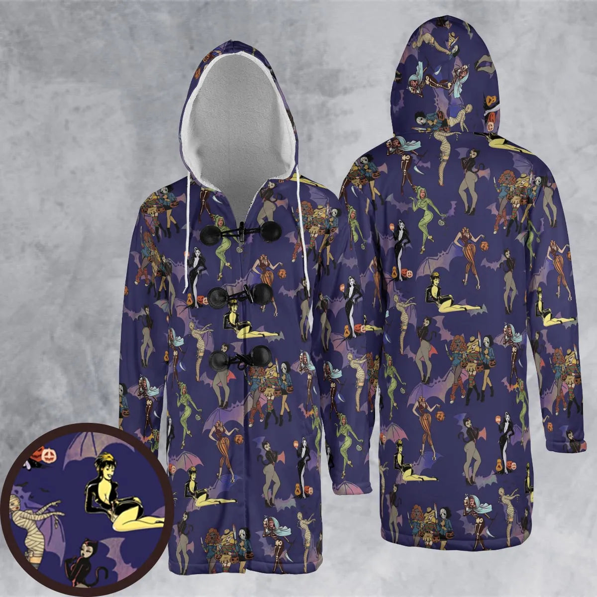 Hooded Cloak Coat - 72LBGPEZ