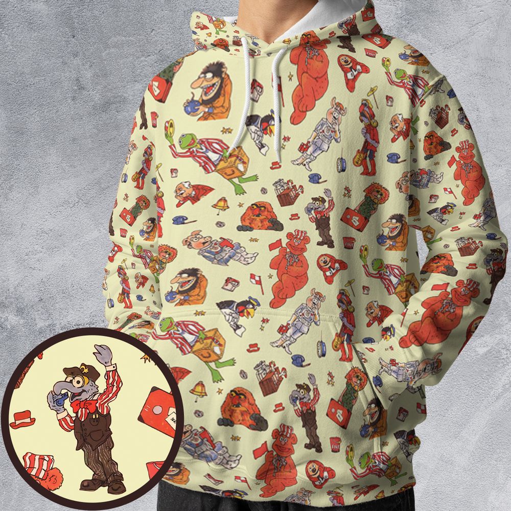 All-over Print Hoodie - NCERUWE8 -  - 1